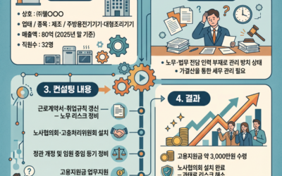 (주)웰000 기업 성장 및 경영 안정화 컨설팅 성공 사례